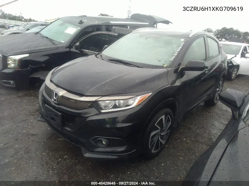 2019 Honda Hr-V Sport VIN: 3CZRU6H1XKG709619 Lot: 40428645