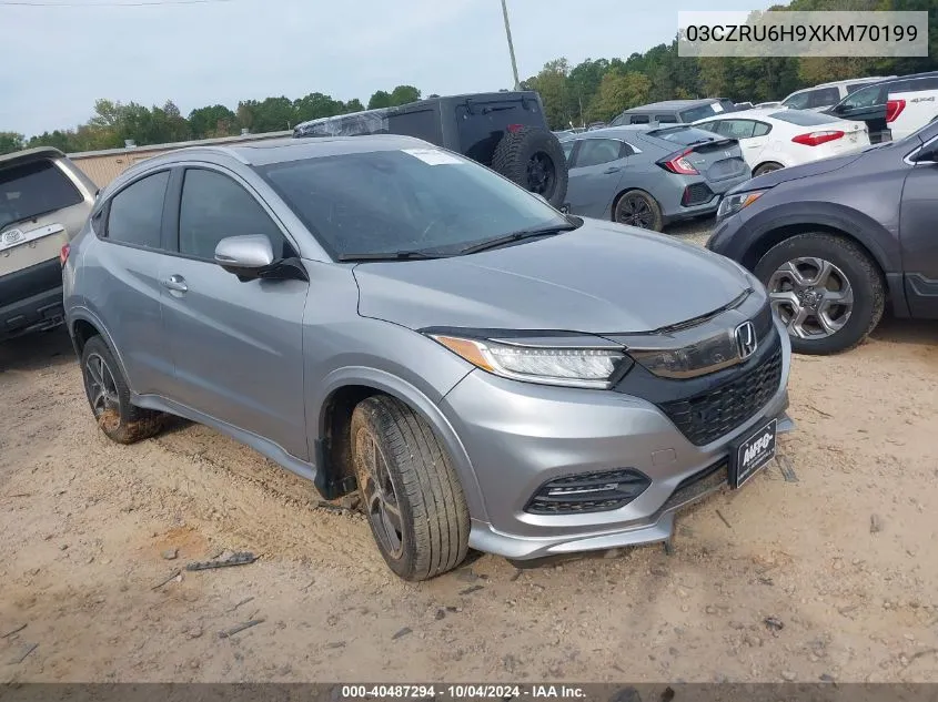 2019 Honda Hr-V Touring VIN: 03CZRU6H9XKM70199 Lot: 40487294