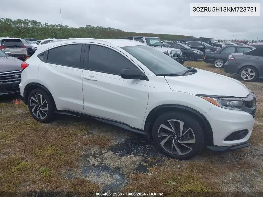 2019 Honda Hr-V Sport VIN: 3CZRU5H13KM723731 Lot: 40512958