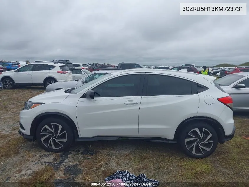 2019 Honda Hr-V Sport VIN: 3CZRU5H13KM723731 Lot: 40512958