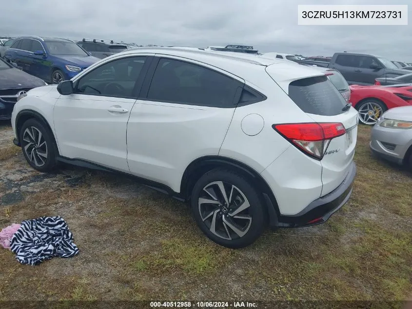 2019 Honda Hr-V Sport VIN: 3CZRU5H13KM723731 Lot: 40512958