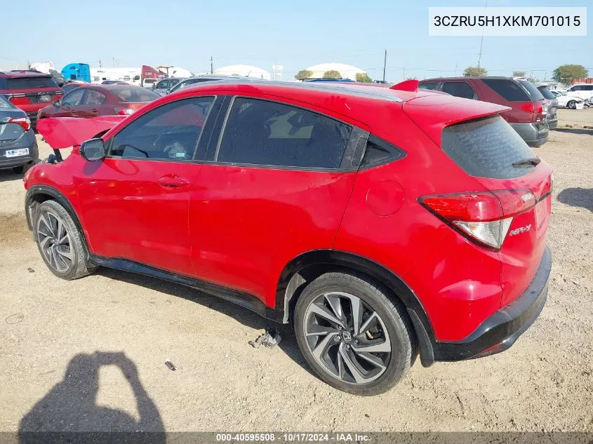 2019 Honda Hr-V Sport VIN: 3CZRU5H1XKM701015 Lot: 40595508