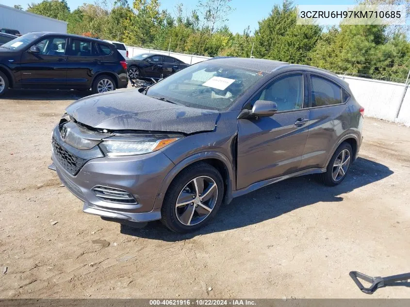 2019 Honda Hr-V Touring VIN: 3CZRU6H97KM710685 Lot: 40621916