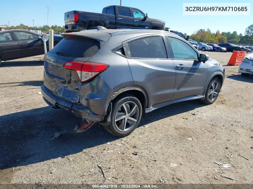 2019 Honda Hr-V Touring VIN: 3CZRU6H97KM710685 Lot: 40621916