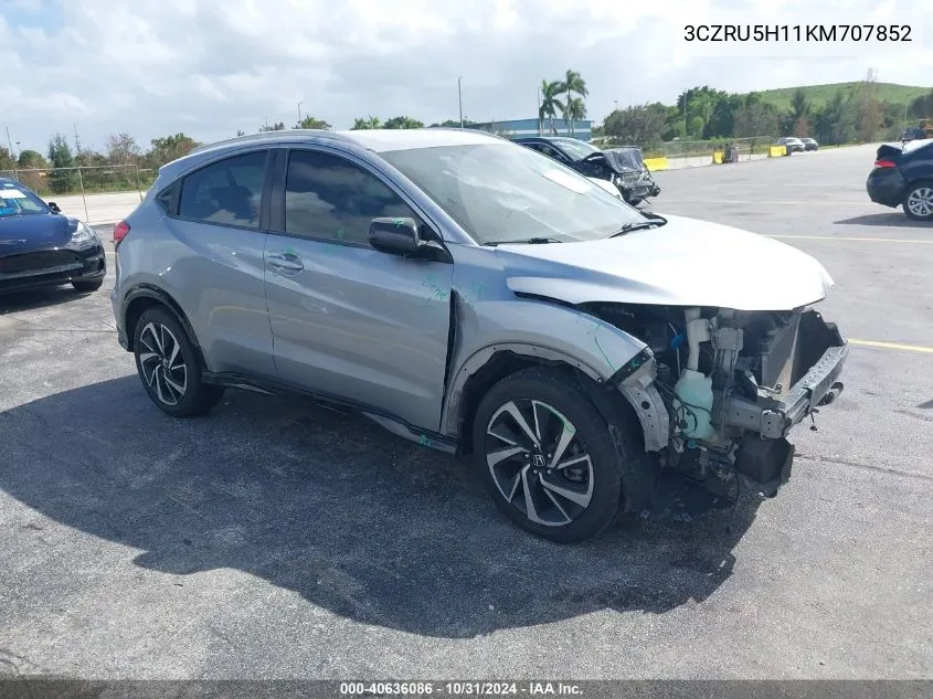 2019 Honda Hr-V Sport VIN: 3CZRU5H11KM707852 Lot: 40636086