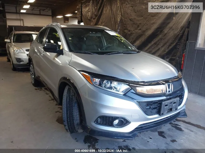 2019 Honda Hr-V Sport VIN: 3CZRU6H16KG707396 Lot: 40661699