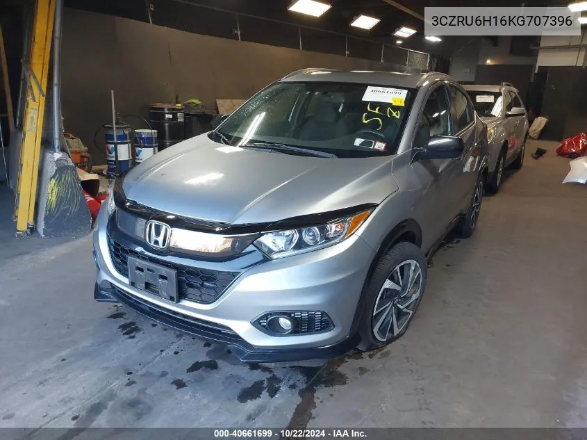 2019 Honda Hr-V Sport VIN: 3CZRU6H16KG707396 Lot: 40661699