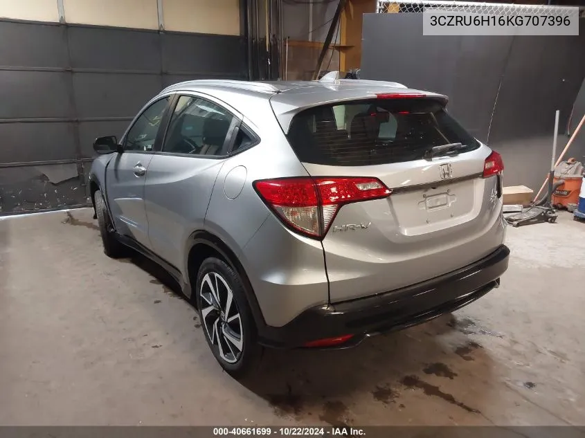 2019 Honda Hr-V Sport VIN: 3CZRU6H16KG707396 Lot: 40661699