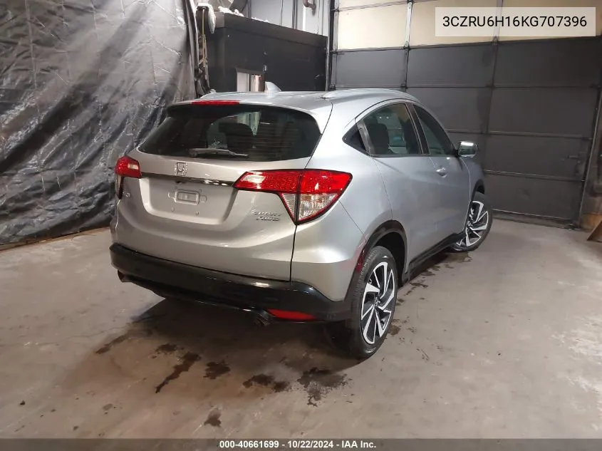 2019 Honda Hr-V Sport VIN: 3CZRU6H16KG707396 Lot: 40661699