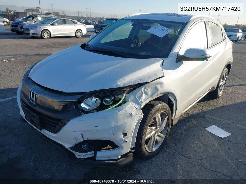 3CZRU5H57KM717420 2019 Honda Hr-V Ex