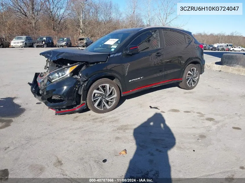 2019 Honda Hr-V Sport VIN: 3CZRU6H10KG724047 Lot: 40787866