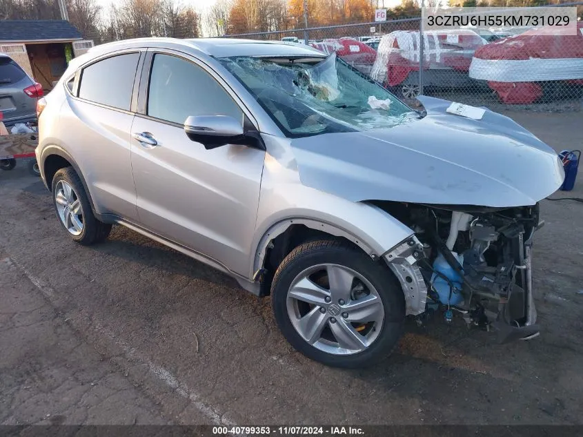 2019 Honda Hr-V Ex VIN: 3CZRU6H55KM731029 Lot: 40799353