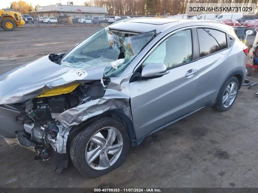 2019 Honda Hr-V Ex VIN: 3CZRU6H55KM731029 Lot: 40799353