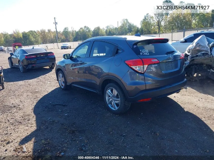 2019 Honda Hr-V Ex VIN: X3CZRU5H54KM71927 Lot: 40804346