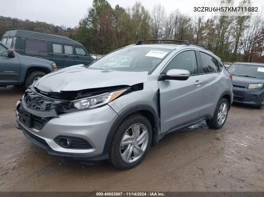 2019 Honda Hr-V Ex VIN: 3CZRU6H57KM711882 Lot: 40853987