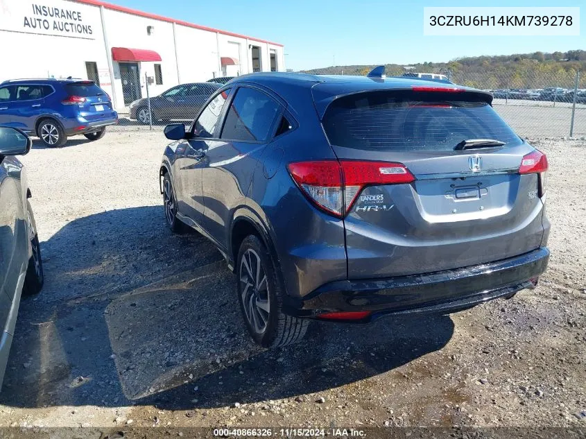 2019 Honda Hr-V Sport VIN: 3CZRU6H14KM739278 Lot: 40866326