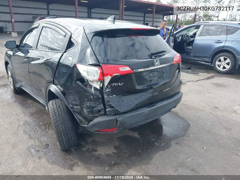 2019 Honda Hr-V Lx VIN: 3CZRU6H30KG732117 Lot: 40904669