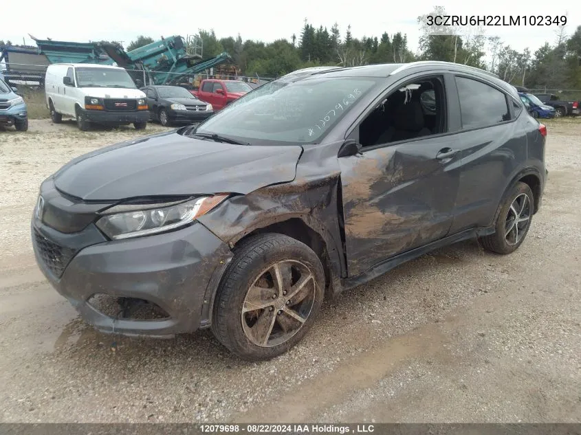 3CZRU6H22LM102349 2020 Honda Hr-V Sport