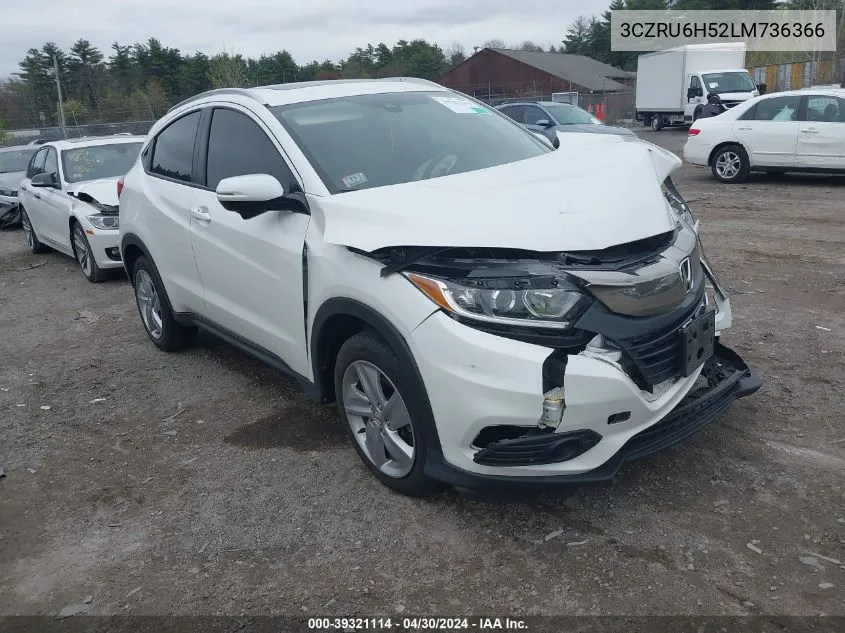 2020 Honda Hr-V Awd Ex VIN: 3CZRU6H52LM736366 Lot: 39321114