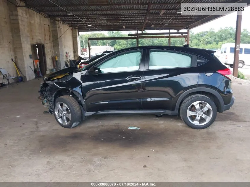 3CZRU6H36LM728883 2020 Honda Hr-V Awd Lx