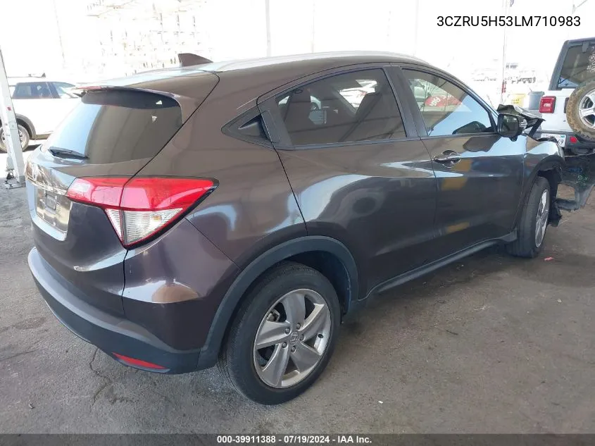 3CZRU5H53LM710983 2020 Honda Hr-V 2Wd Ex