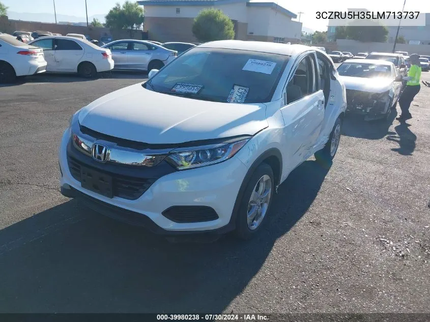 2020 Honda Hr-V 2Wd Lx VIN: 3CZRU5H35LM713737 Lot: 39980238