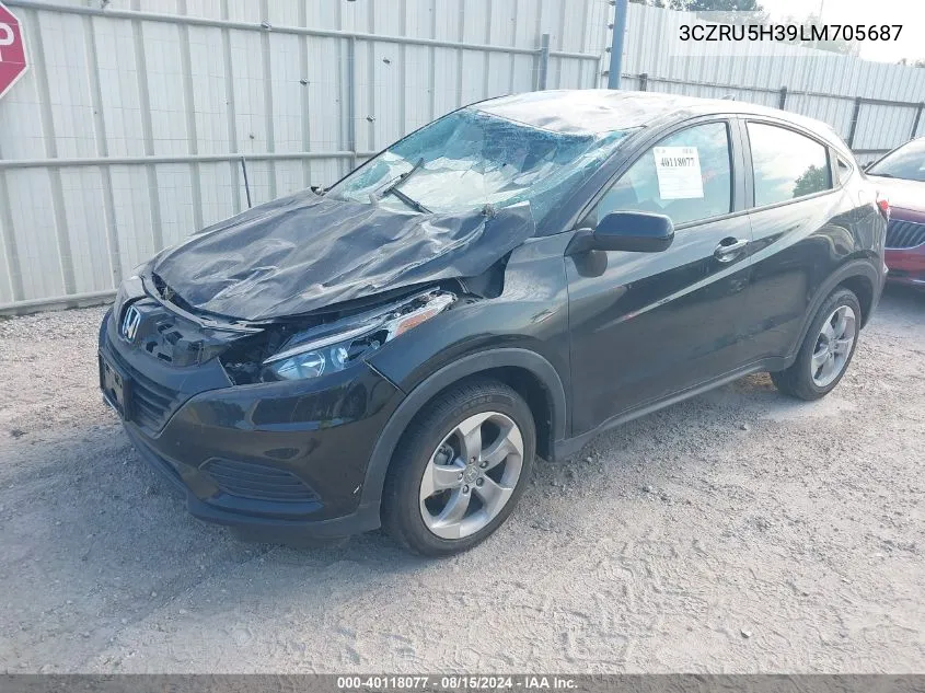 3CZRU5H39LM705687 2020 Honda Hr-V 2Wd Lx