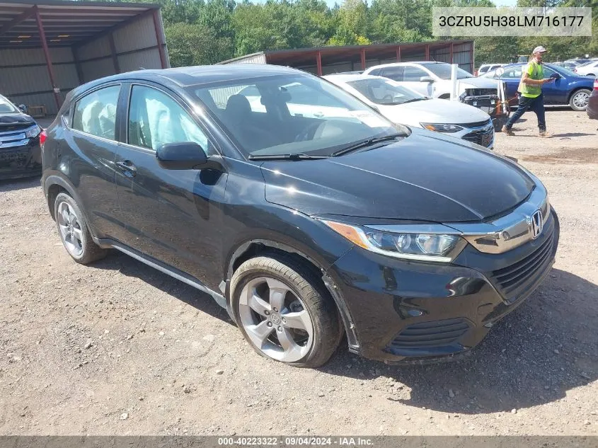 2020 Honda Hr-V Lx VIN: 3CZRU5H38LM716177 Lot: 40223322