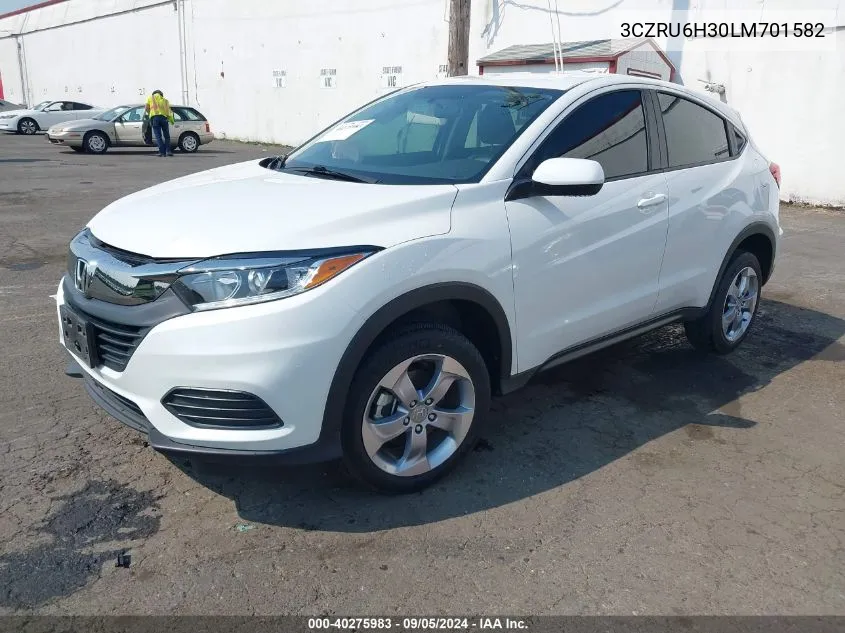 2020 Honda Hr-V Awd Lx VIN: 3CZRU6H30LM701582 Lot: 40275983