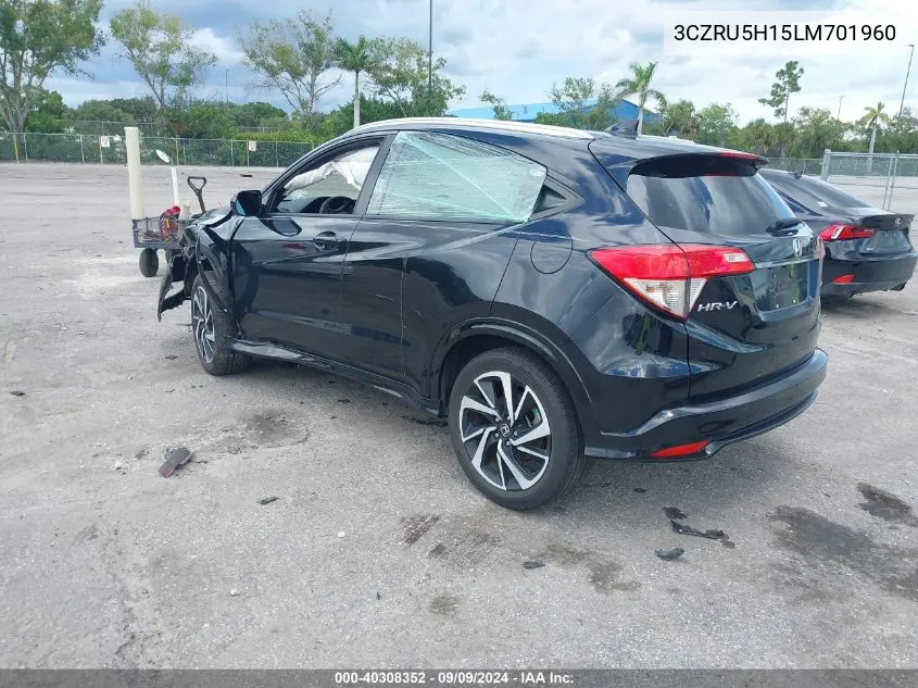 2020 Honda Hr-V 2Wd Sport VIN: 3CZRU5H15LM701960 Lot: 40308352