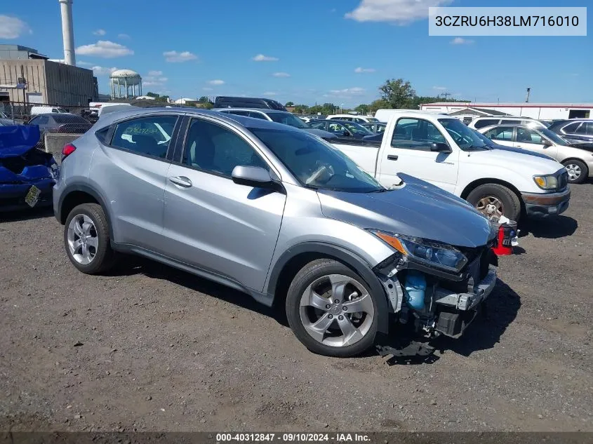 3CZRU6H38LM716010 2020 Honda Hr-V Awd Lx