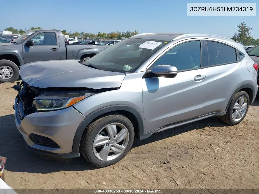 2020 Honda Hr-V Awd Ex VIN: 3CZRU6H55LM734319 Lot: 40330259