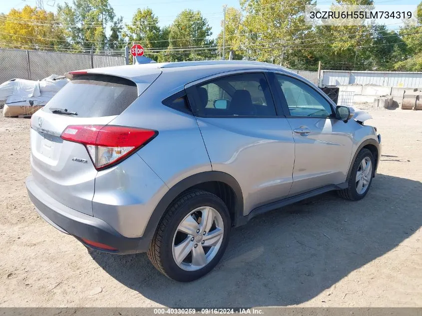 3CZRU6H55LM734319 2020 Honda Hr-V Awd Ex