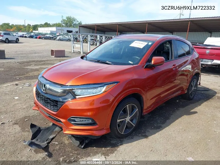 2020 Honda Hr-V Awd Touring VIN: 3CZRU6H9XLM722332 Lot: 40336464