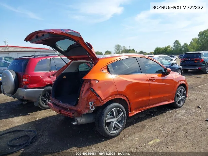 2020 Honda Hr-V Awd Touring VIN: 3CZRU6H9XLM722332 Lot: 40336464