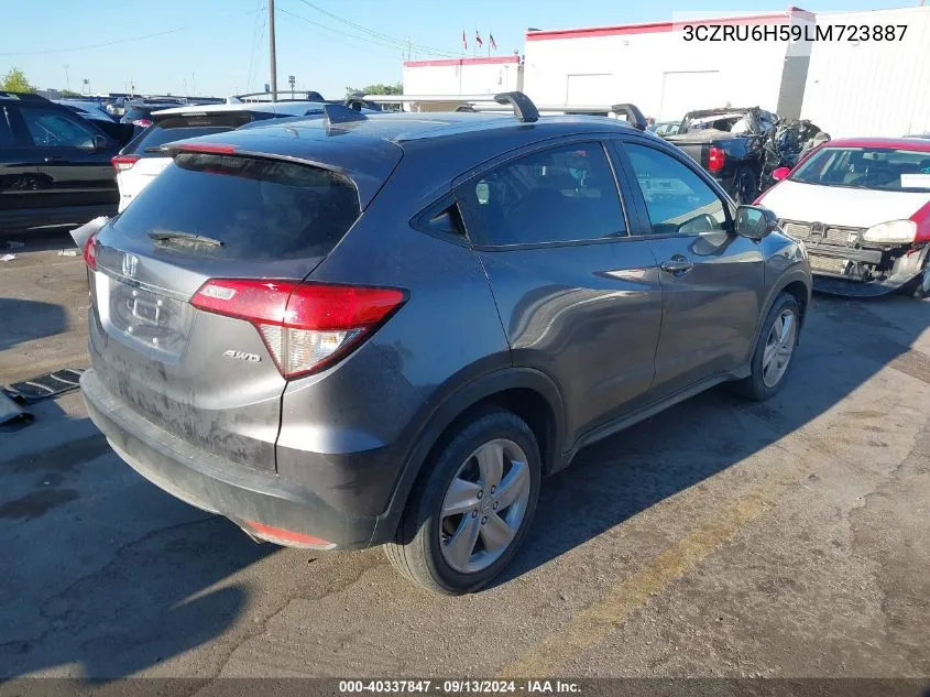 2020 Honda Hr-V Ex VIN: 3CZRU6H59LM723887 Lot: 40337847