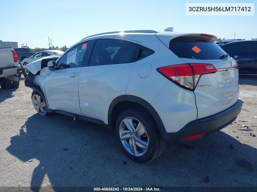 3CZRU5H56LM717412 2020 Honda Hr-V 2Wd Ex