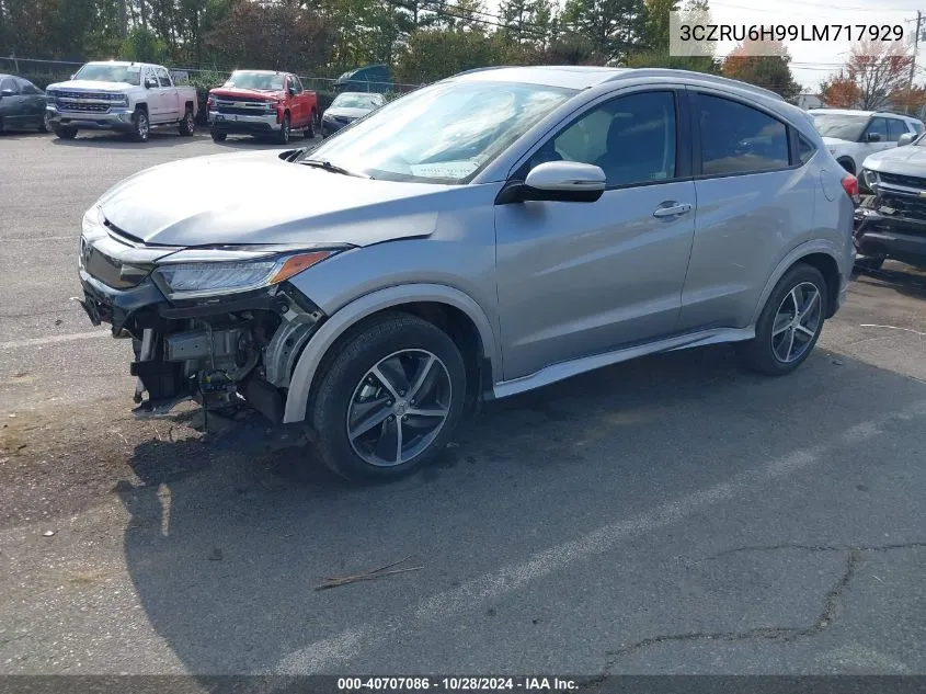 2020 Honda Hr-V Awd Touring VIN: 3CZRU6H99LM717929 Lot: 40707086