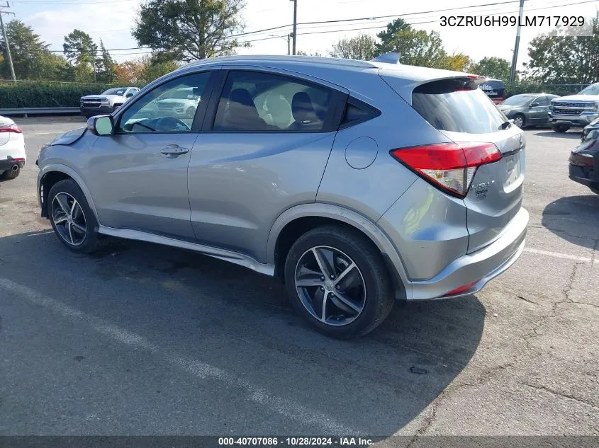 2020 Honda Hr-V Awd Touring VIN: 3CZRU6H99LM717929 Lot: 40707086