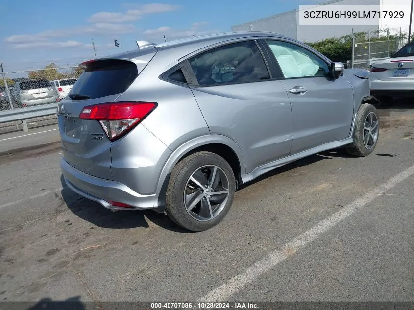 2020 Honda Hr-V Awd Touring VIN: 3CZRU6H99LM717929 Lot: 40707086