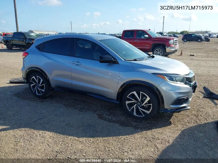 2020 Honda Hr-V 2Wd Sport VIN: 3CZRU5H17LM715973 Lot: 40799540