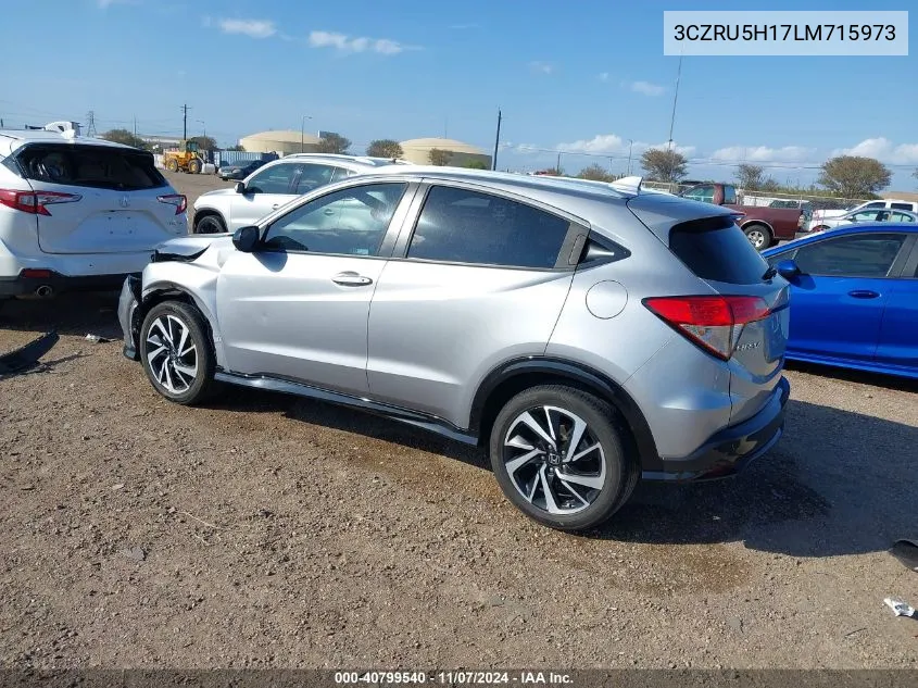 2020 Honda Hr-V 2Wd Sport VIN: 3CZRU5H17LM715973 Lot: 40799540