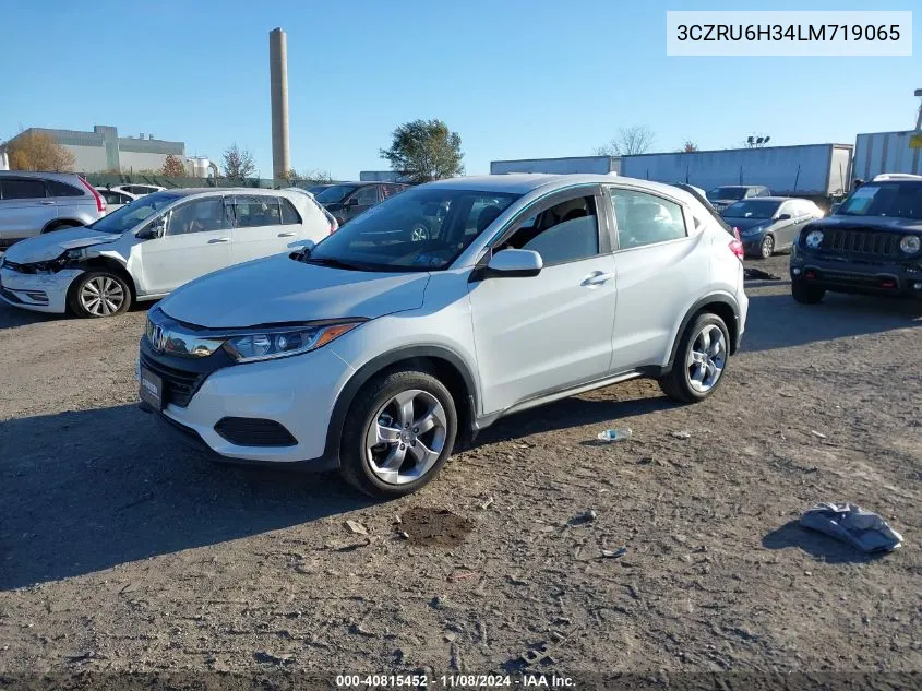 2020 Honda Hr-V Awd Lx VIN: 3CZRU6H34LM719065 Lot: 40815452