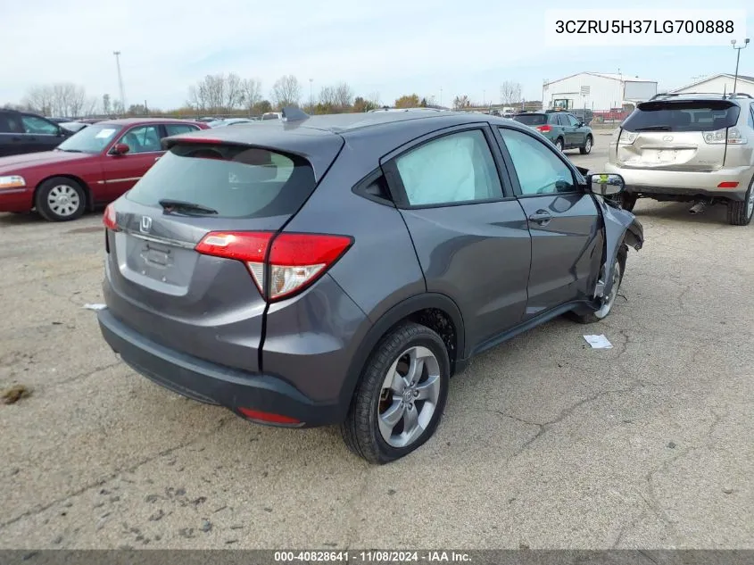 2020 Honda Hr-V 2Wd Lx VIN: 3CZRU5H37LG700888 Lot: 40828641