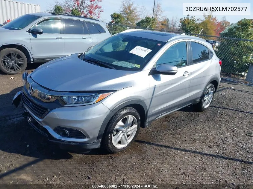 2020 Honda Hr-V Awd Ex VIN: 3CZRU6H5XLM702577 Lot: 40836982