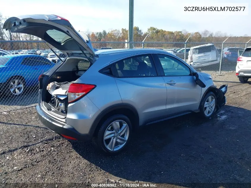 2020 Honda Hr-V Awd Ex VIN: 3CZRU6H5XLM702577 Lot: 40836982