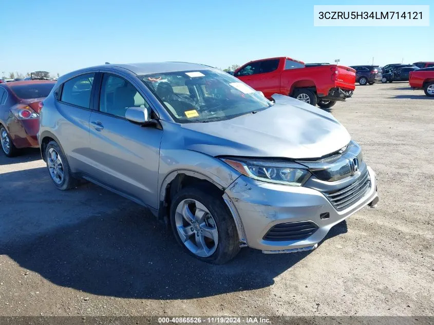 2020 Honda Hr-V 2Wd Lx VIN: 3CZRU5H34LM714121 Lot: 40865526