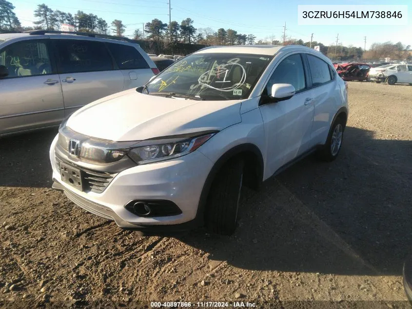 2020 Honda Hr-V Awd Ex VIN: 3CZRU6H54LM738846 Lot: 40897866