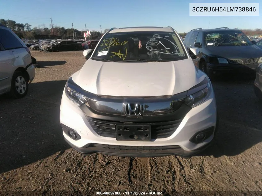 2020 Honda Hr-V Awd Ex VIN: 3CZRU6H54LM738846 Lot: 40897866