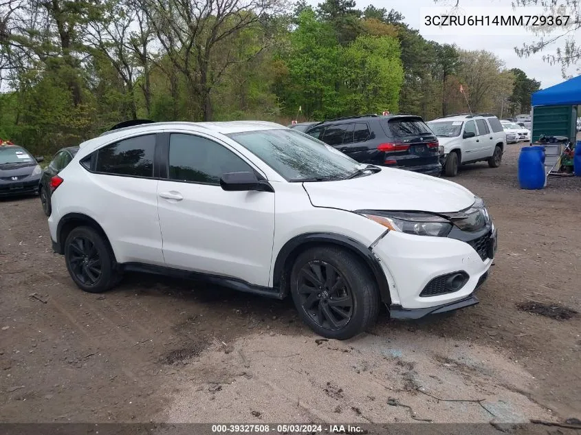 2021 Honda Hr-V Awd Sport VIN: 3CZRU6H14MM729367 Lot: 39327508